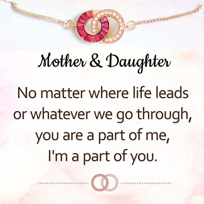 Mother's day gift Custom Linking Birthstone Bracelet