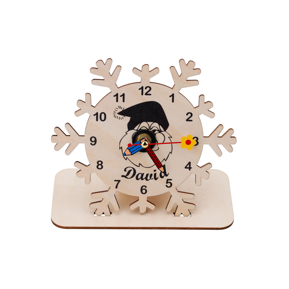 Christmas Gift Custom Wooden Clock