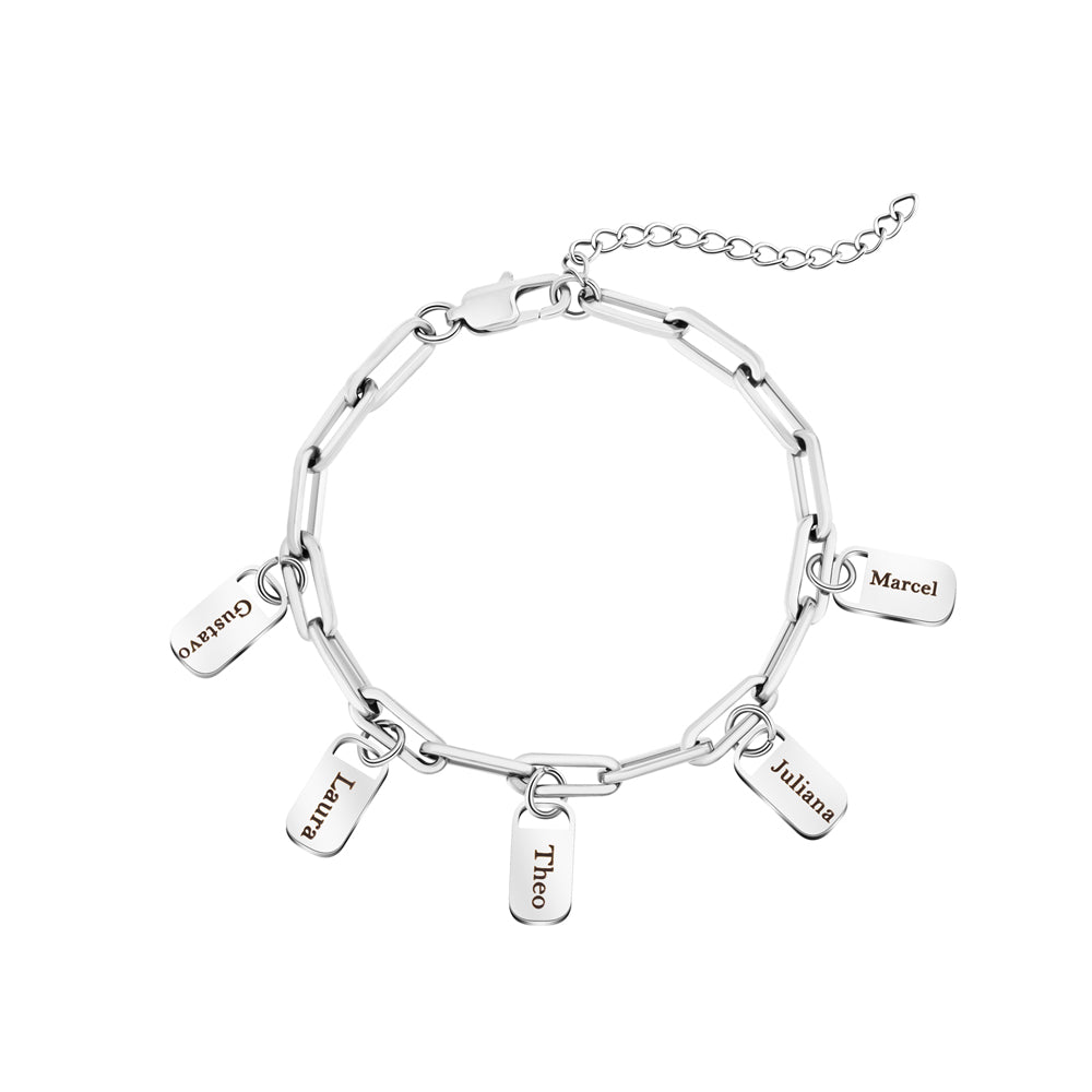 Rory Chain Link Bracelet with Custom Charms