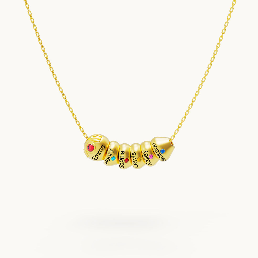 Mother's day gift Caterpillar Necklace