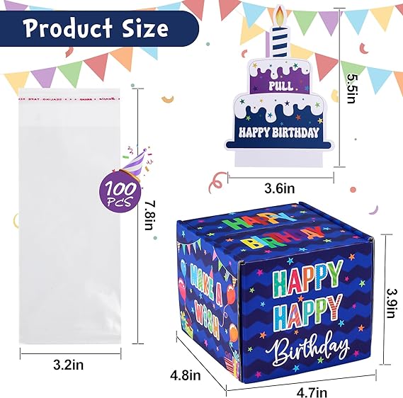 Christmas Gift Birthday Money Box for Cash Gift