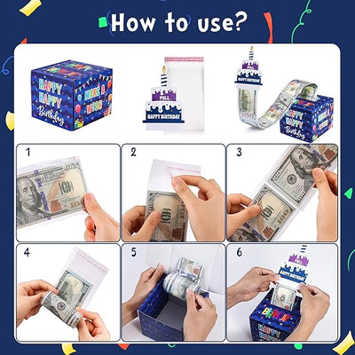 Christmas Gift Birthday Money Box for Cash Gift