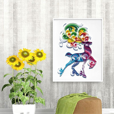 Paper Filigree painting Kit - DEER