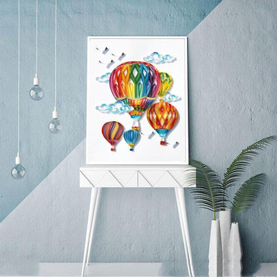 Paper Filigree painting Kit - Balloon