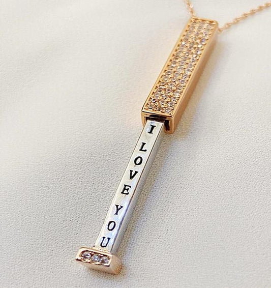 Mother's Day Gift "I Love You" Pendant Necklace