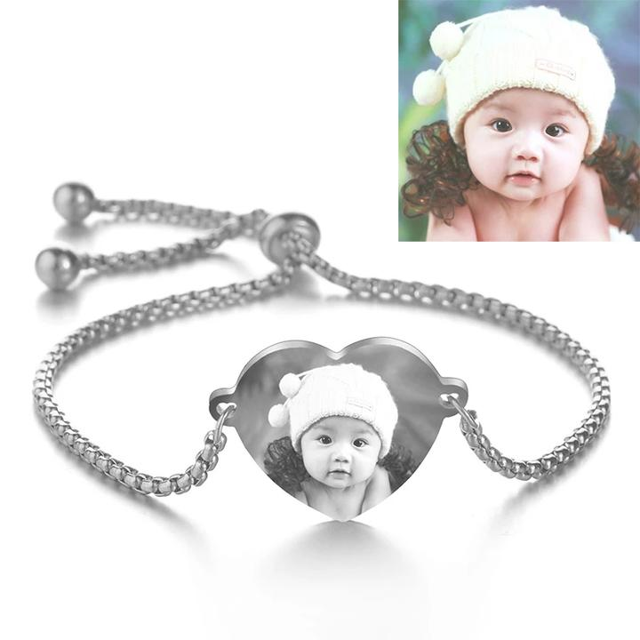 Christmas Gift-Adjustable Customized Photo Bracelet