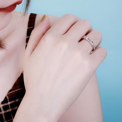 Mother's Day Gift Engraved Ear & Bone Shaped Pet Ring