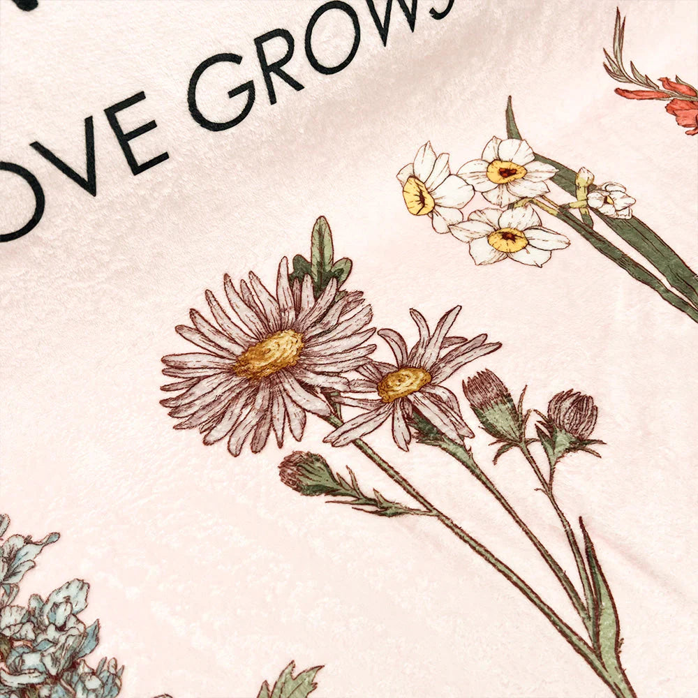 🌹Mama's Garden is Her Children Customized Blanket