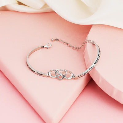 Mother's Day Gift Infinite love bracelet for Mom-Crystal inlaid-Real stock+ships out in 48 hours