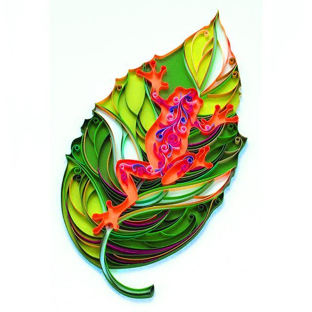 Paper Filigree painting Kit- Frog – Jewelsmemory-Store