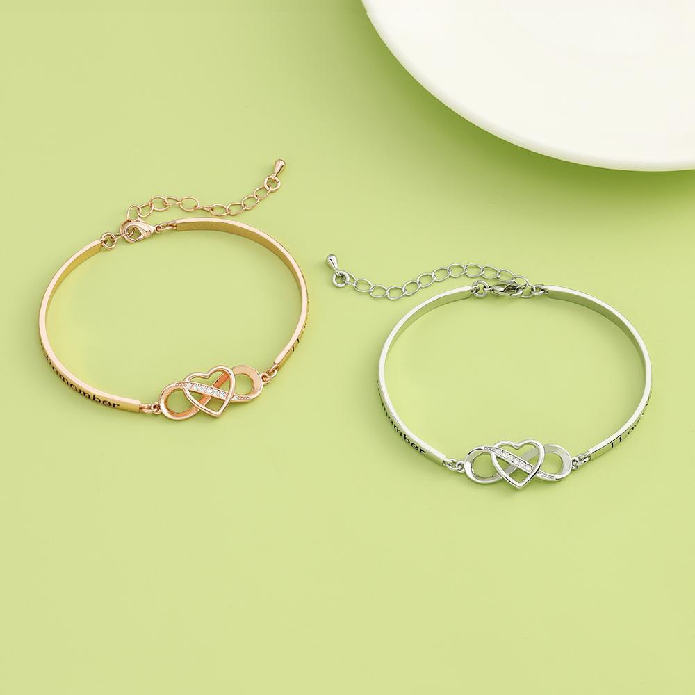 Mother's Day Gift Infinite love bracelet for Mom-Crystal inlaid-Real stock+ships out in 48 hours