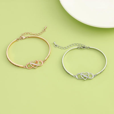 Mother's Day Gift Infinite love bracelet for Mom-Crystal inlaid-Real stock+ships out in 48 hours