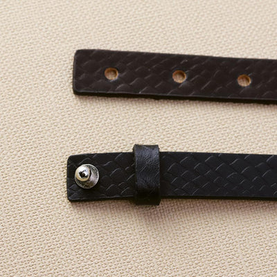 Father's Day Gift Genuine Cowhide Bracelet With Kids Name for Dad