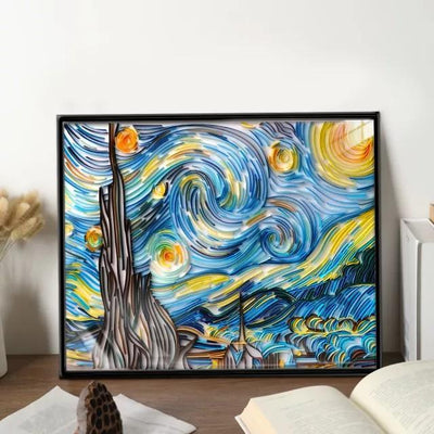 Paper Filigree painting Kit - Starry Sky