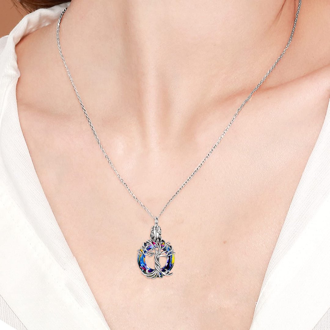 Christmas Gift- S925 Mother is the Family Root Tree Necklace