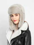 Solid Fluffy Trapper Hat