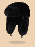 Solid Fluffy Trapper Hat