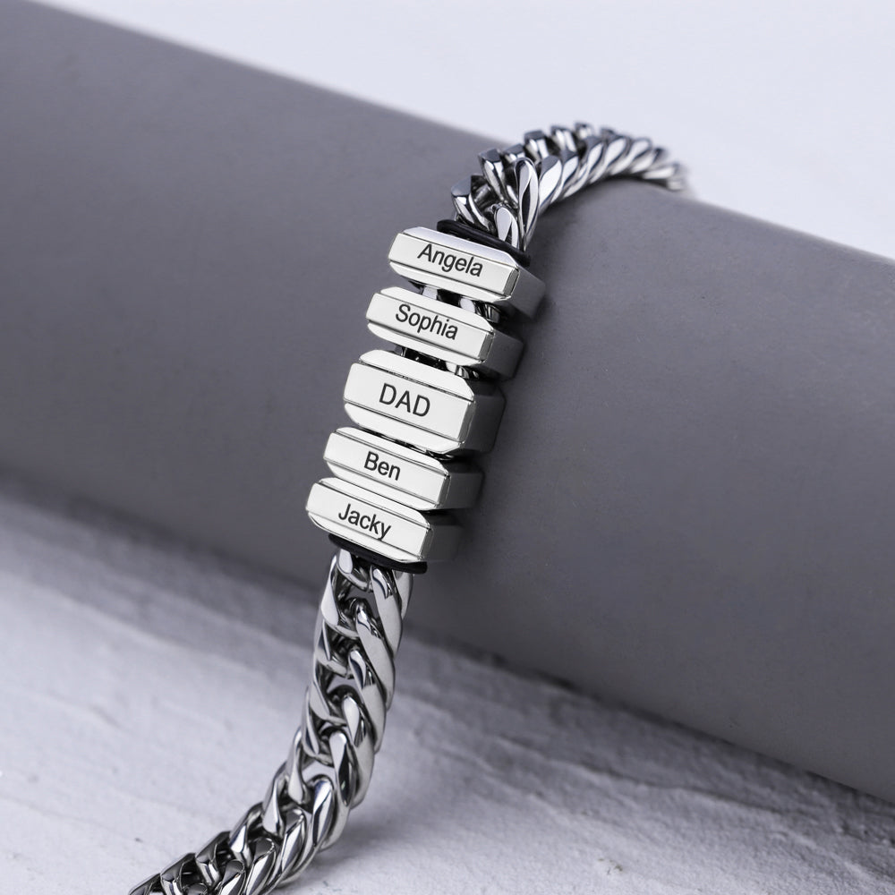 Christmas Gifts Family Men's Bracelet With Beads