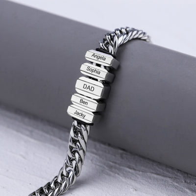 Christmas Gifts Family Men's Bracelet With Beads