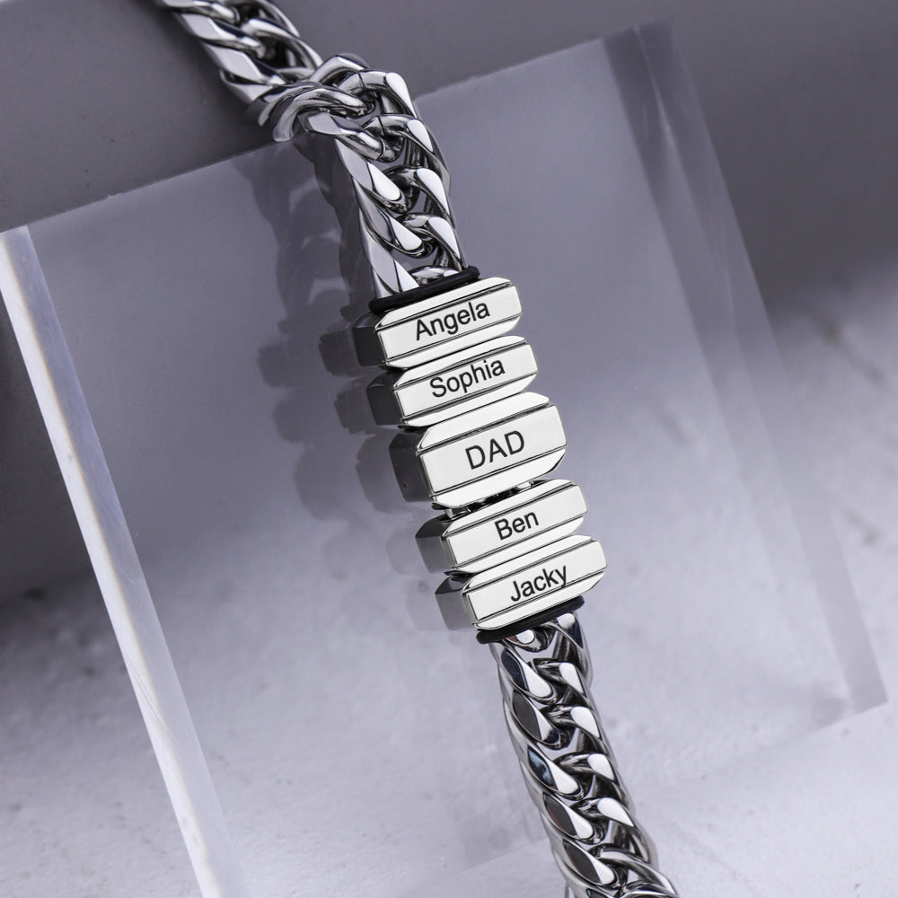 Christmas Gifts Family Men's Bracelet With Beads