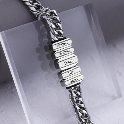 Christmas Gifts Family Men's Bracelet With Beads