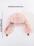 Solid Fluffy Trapper Hat