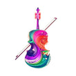 Paper Filigree painting Kit- Violin