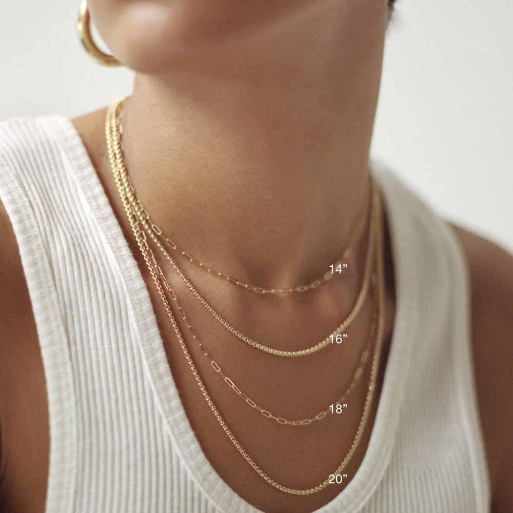 Little Heart name necklace | custom jewelry | Kenzella jewelry