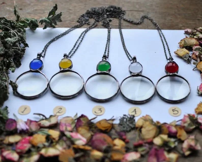 Mother's Day Gift Magnifying Glass Necklace gift