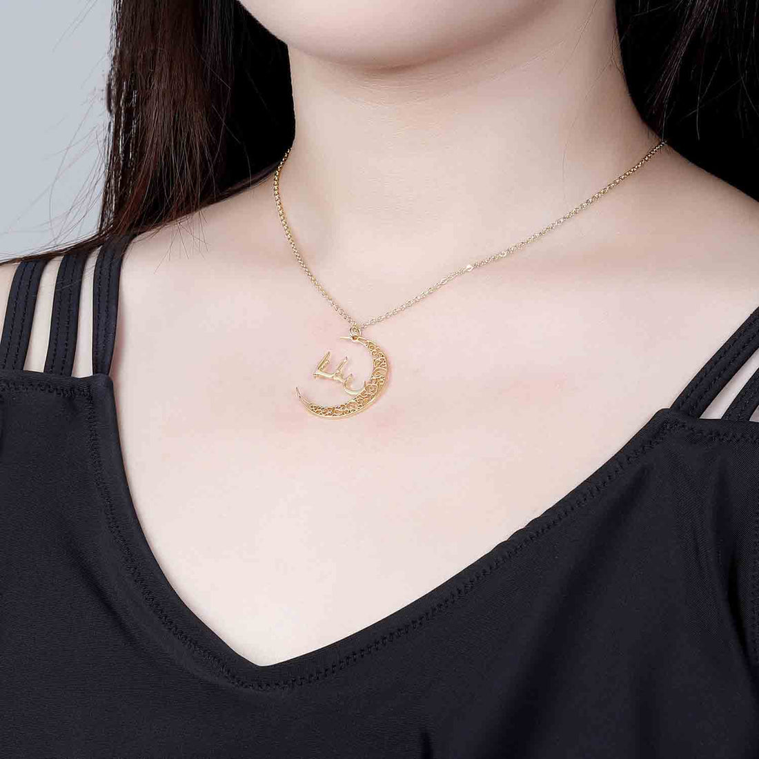 Arabic moon necklace - Kenzella