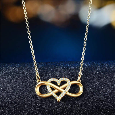 Mother's Day Gift Infinity Heart Necklace For Lover