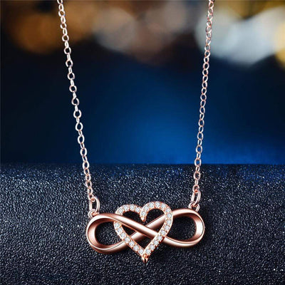 Mother's Day Gift Infinity Heart Necklace For Lover