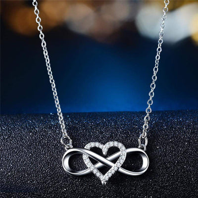 Mother's Day Gift Infinity Heart Necklace For Lover