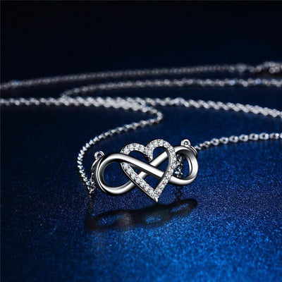 Mother's Day Gift Infinity Heart Necklace For Lover