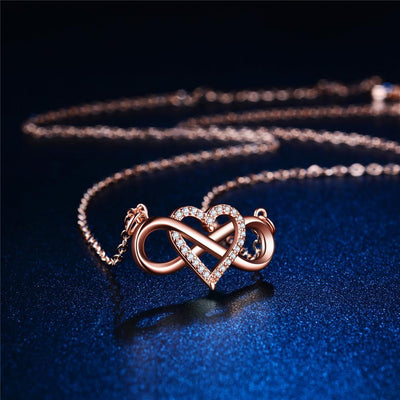 Mother's Day Gift Infinity Heart Necklace For Lover
