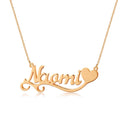 Little Heart name necklace | custom jewelry | Kenzella jewelry