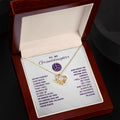 To My Volleyball Granddaughter - Love Knot Necklace - Athlete's Gift Shop